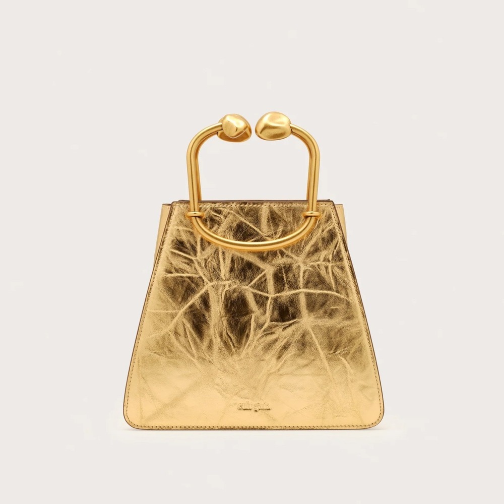 NWT Cult Gaia MAXINE BAG in‎ Gold $498